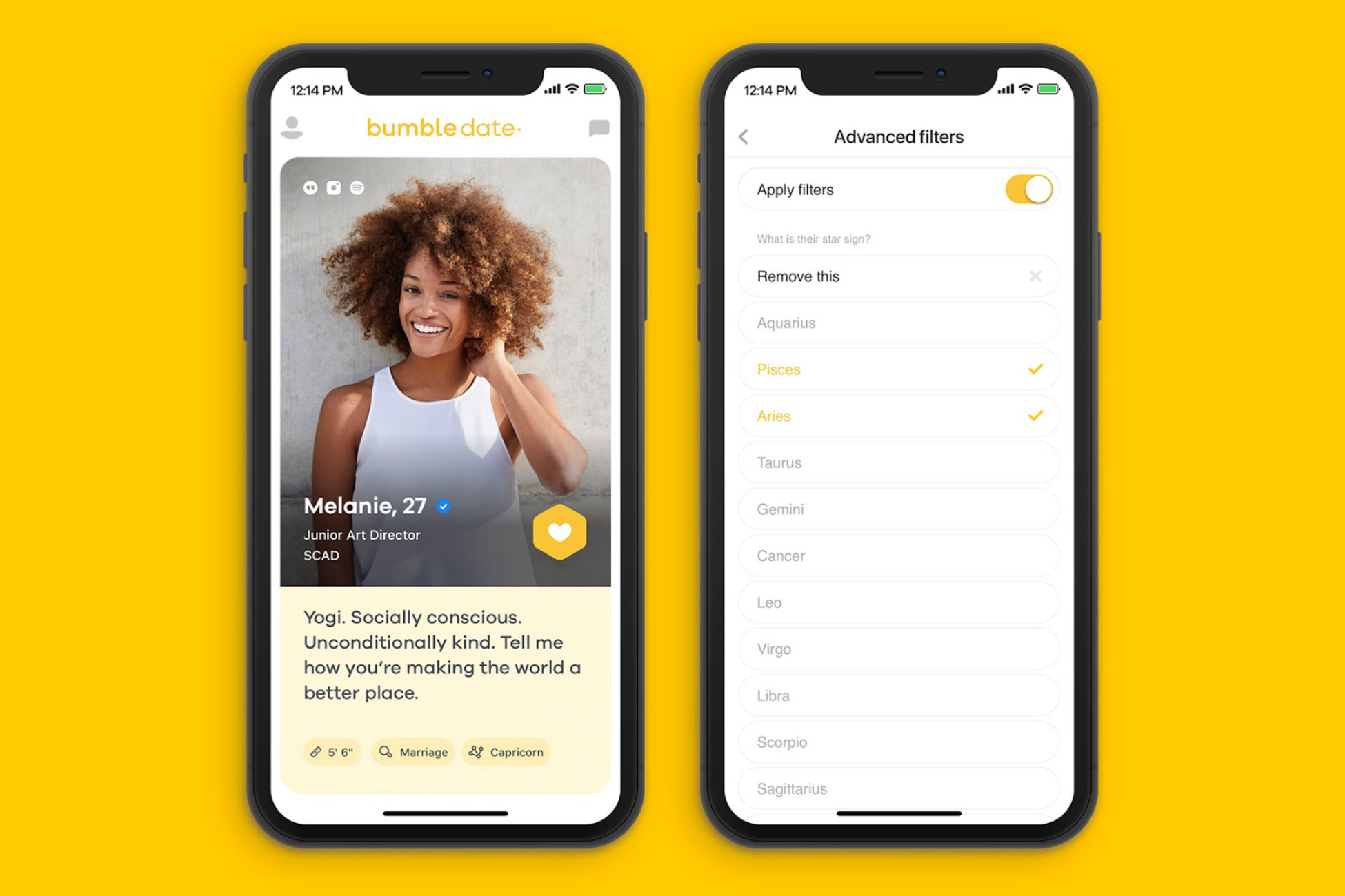 application gratuite Bumble