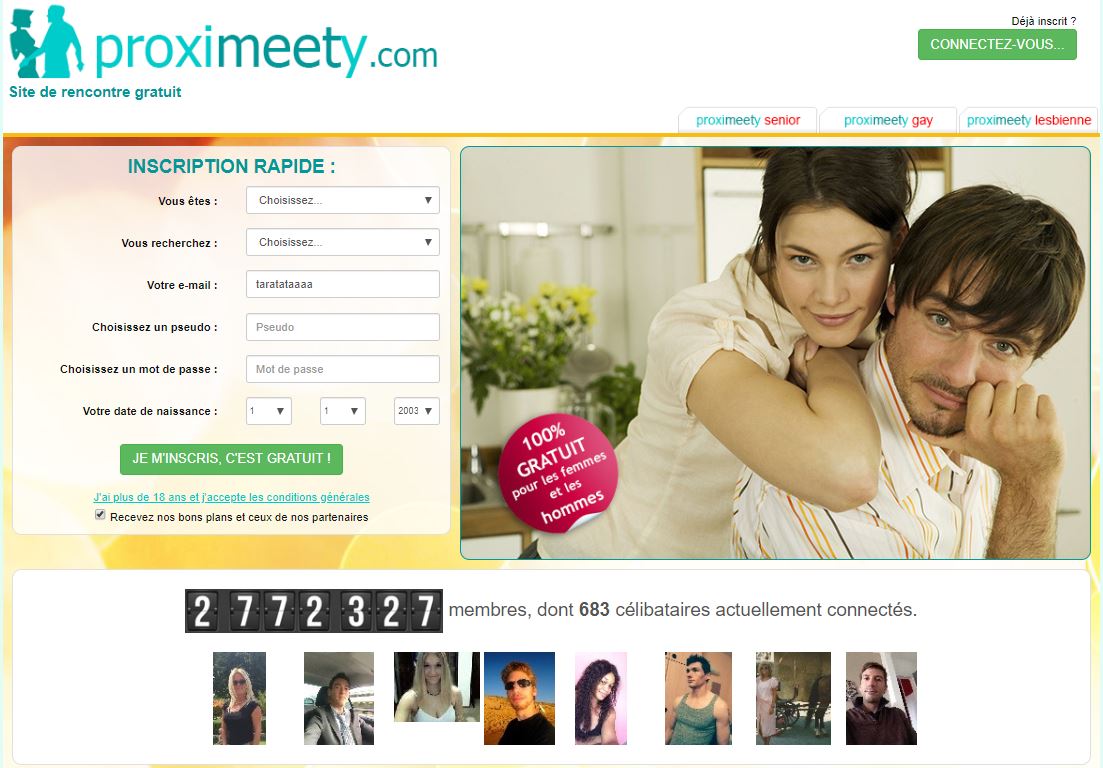 proximeety site de rencontre amoureuse gratuit