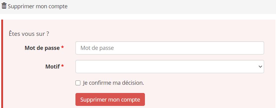 supprimer compte le beguin