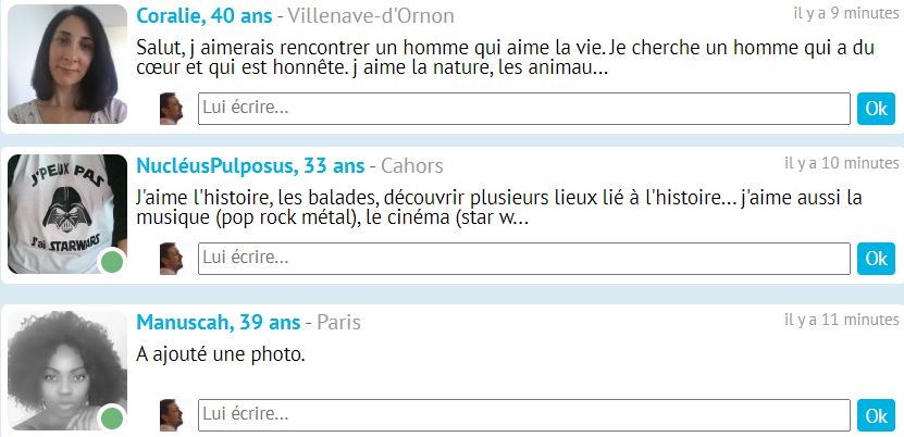 tchat site de rencontre