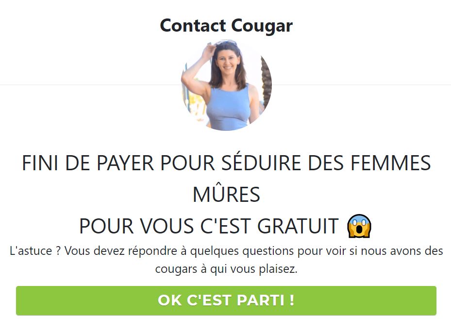 contact cougar gratuit