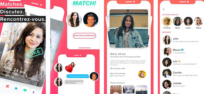 tinder meilleure application coquine