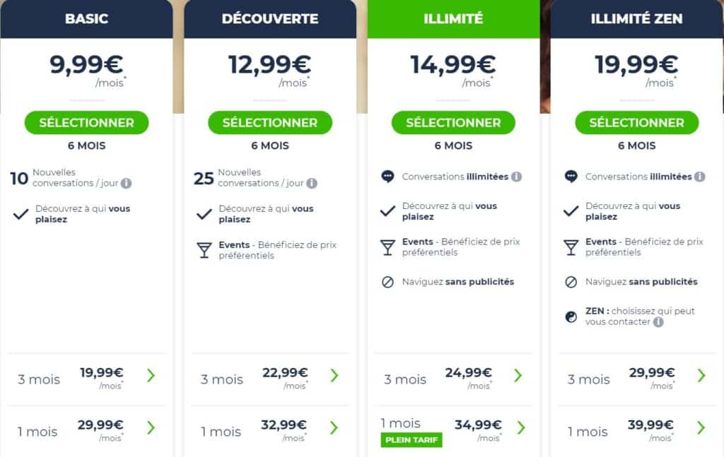 Code promo Meetic 2025 comment payer moins cher